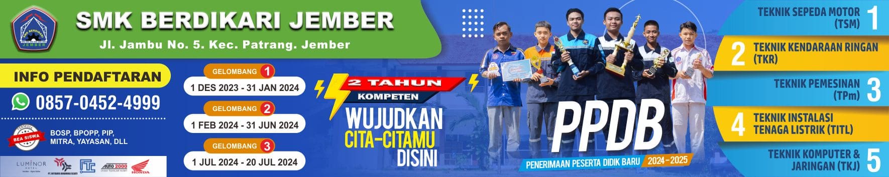 PPDB 2024 SMK BERDIKARI JEMBER